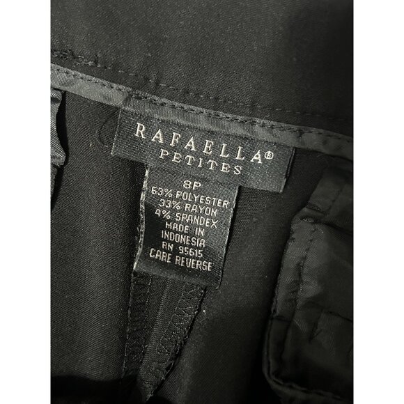 Rafaella Petites Black Dress Pants SP Polyester 1787 - Picture 5 of 7